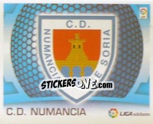 Figurina Escudo -  C.D. Numancia - Liga Spagnola  2009-2010 - Colecciones ESTE