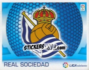Sticker Escudo -  Real Sociedad - Liga Spagnola  2009-2010 n. 618 - Colecciones ESTE