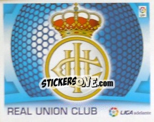 Cromo Escudo -  Real Union Club - Liga Spagnola  2009-2010 - Colecciones ESTE