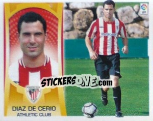 Sticker #1 - Diaz de Cerio (Athletic) - Liga Spagnola  2009-2010 n. 631 - Colecciones ESTE