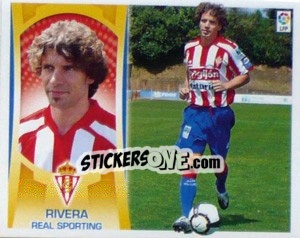 Figurina #4 - Rivera (Sporting) - Liga Spagnola  2009-2010 - Colecciones ESTE