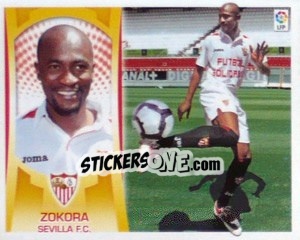 Sticker #5 - Zokora (Sevilla) - Liga Spagnola  2009-2010 n. 635 - Colecciones ESTE