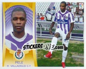 Sticker #6 - Pele (Valladolid) - Liga Spagnola  2009-2010 - Colecciones ESTE