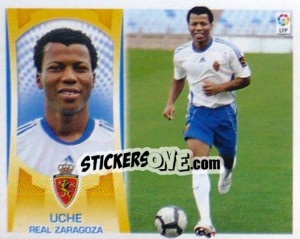 Sticker #9 - Uche (Zaragoza) - Liga Spagnola  2009-2010 - Colecciones ESTE