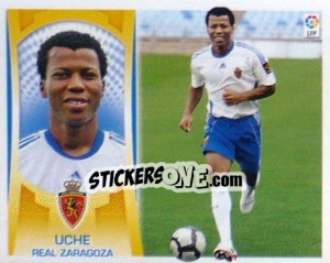 Sticker #9 - Uche (Zaragoza) - Liga Spagnola  2009-2010 n. 639 - Colecciones ESTE