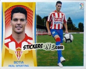 Sticker #12 - Botia (Sporting) - Liga Spagnola  2009-2010 - Colecciones ESTE