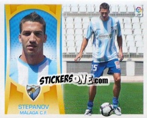 Figurina #15 - Stepanov (Malaga) - Liga Spagnola  2009-2010 - Colecciones ESTE