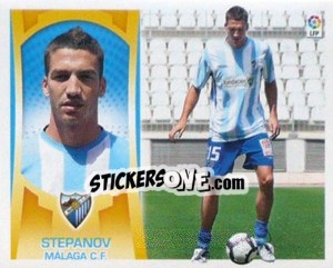 Sticker #15 - Stepanov (Malaga) - Liga Spagnola  2009-2010 n. 645 - Colecciones ESTE