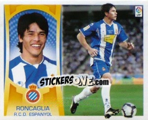 Sticker #16 - Roncaglia (Espanyol) - Liga Spagnola  2009-2010 - Colecciones ESTE