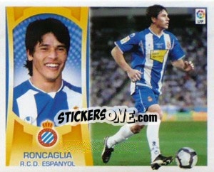 Sticker #16 - Roncaglia (Espanyol) - Liga Spagnola  2009-2010 n. 646 - Colecciones ESTE