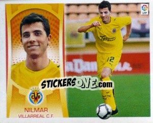 Sticker #17 - Nilmar (Villarreal) - Liga Spagnola  2009-2010 - Colecciones ESTE