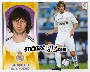 Sticker #19 - Granero (Real Madrid) - Liga Spagnola  2009-2010 n. 649 - Colecciones ESTE