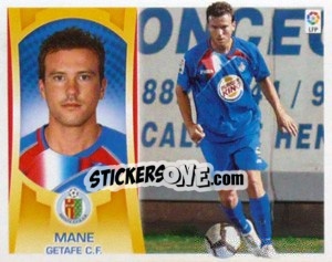 Sticker #22 - Mane (Getafe) - Liga Spagnola  2009-2010 - Colecciones ESTE