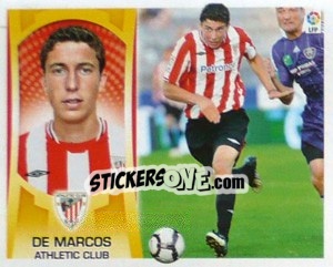 Sticker #25 - De Marcos (Athletic) - Liga Spagnola  2009-2010 n. 655 - Colecciones ESTE
