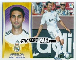 Sticker #26 - Arbeloa (Real Madrid) - Liga Spagnola  2009-2010 n. 656 - Colecciones ESTE