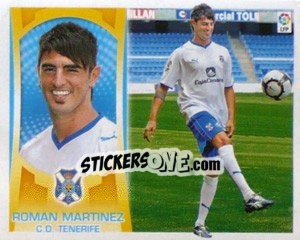 Cromo #28 - Roman Martinez (Tenerife) - Liga Spagnola  2009-2010 - Colecciones ESTE