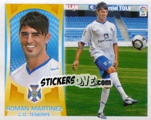 Sticker #28 - Roman Martinez (Tenerife) - Liga Spagnola  2009-2010 n. 658 - Colecciones ESTE