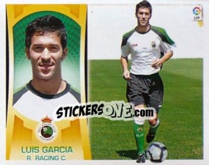 Sticker #32 - Luis Garcia (Racing) - Liga Spagnola  2009-2010 n. 662 - Colecciones ESTE