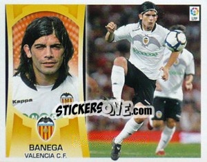 Sticker #34 - Banega (Valencia) - Liga Spagnola  2009-2010 n. 664 - Colecciones ESTE