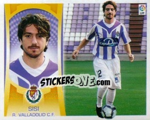 Sticker #36 - Sisi (Valladolid) - Liga Spagnola  2009-2010 - Colecciones ESTE