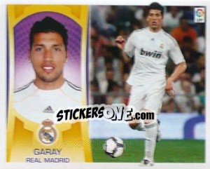 Sticker #39 - Garay (Real Madrid) - Liga Spagnola  2009-2010 n. 669 - Colecciones ESTE