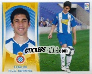 Sticker #43 - Forlin (Espanyol) - Liga Spagnola  2009-2010 n. 673 - Colecciones ESTE