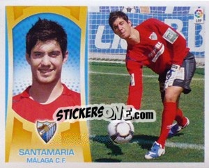 Sticker #55 - Santamaria (Malaga) - Liga Spagnola  2009-2010 n. 685 - Colecciones ESTE