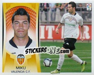 Sticker #59 - Miku (Valencia) - Liga Spagnola  2009-2010 - Colecciones ESTE