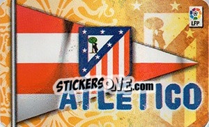 Sticker AT. MADRID - Liga Spagnola  2009-2010 - Colecciones ESTE