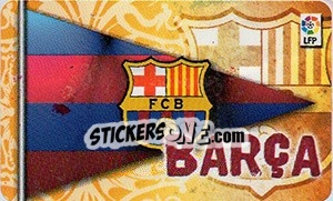 Sticker BARCELONA - Liga Spagnola  2009-2010 n. 710 - Colecciones ESTE