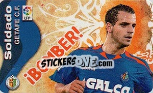 Sticker Soldado - Liga Spagnola  2009-2010 n. 721 - Colecciones ESTE