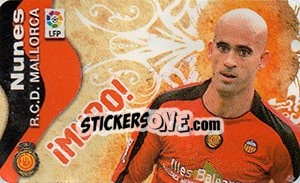 Cromo Nunes - Liga Spagnola  2009-2010 - Colecciones ESTE