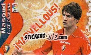 Cromo Masoud - Liga Spagnola  2009-2010 - Colecciones ESTE