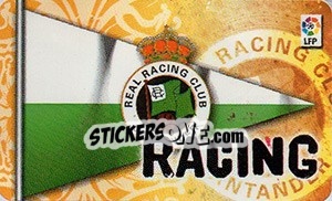 Sticker R. Racing C. - Liga Spagnola  2009-2010 - Colecciones ESTE