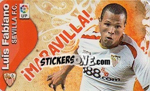 Sticker Luis Fabiano - Liga Spagnola  2009-2010 n. 739 - Colecciones ESTE