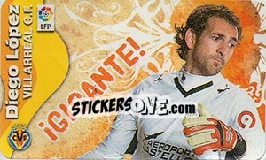 Sticker Diego López - Liga Spagnola  2009-2010 n. 753 - Colecciones ESTE