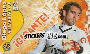 Cromo Diego López - Liga Spagnola  2009-2010 - Colecciones ESTE