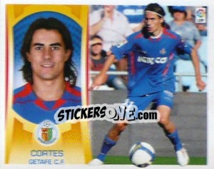 Sticker Cortes (#4) - Liga Spagnola  2009-2010 - Colecciones ESTE