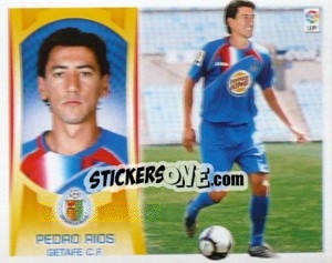 Cromo Pedro Rios  (#8B) - Liga Spagnola  2009-2010 n. 193 - Colecciones ESTE