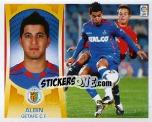 Sticker Albin (#13) - Liga Spagnola  2009-2010 - Colecciones ESTE
