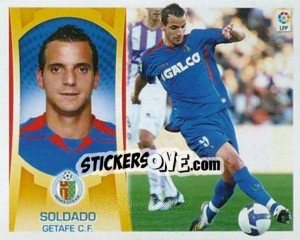 Sticker Soldado (#15) - Liga Spagnola  2009-2010 - Colecciones ESTE