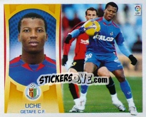 Sticker Uche (#16A) - Liga Spagnola  2009-2010 - Colecciones ESTE