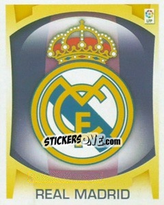 Cromo Escudo - Real Madrid - Liga Spagnola  2009-2010 - Colecciones ESTE