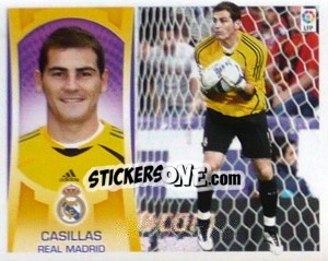 Sticker Casillas (#1) - Liga Spagnola  2009-2010 - Colecciones ESTE