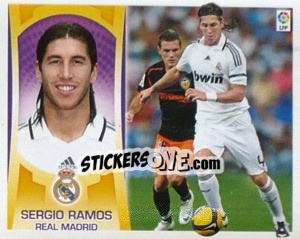 Figurina Sergio Ramos (#3) - Liga Spagnola  2009-2010 - Colecciones ESTE