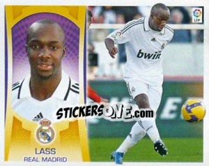 Sticker Lassana Diarra (#8) - Liga Spagnola  2009-2010 n. 222 - Colecciones ESTE