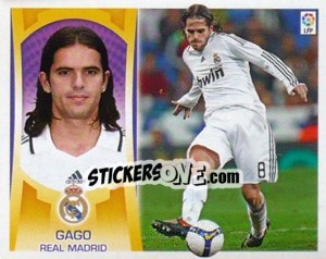 Figurina Gago (#9A) - Liga Spagnola  2009-2010 - Colecciones ESTE