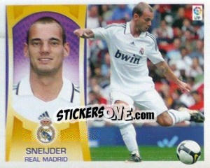 Cromo Sneijder (#10A) - Liga Spagnola  2009-2010 - Colecciones ESTE