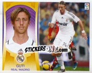 Sticker Guti (#12) - Liga Spagnola  2009-2010 - Colecciones ESTE