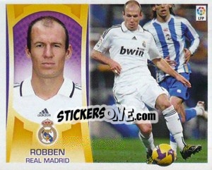 Sticker Robben (#13B) - Liga Spagnola  2009-2010 - Colecciones ESTE